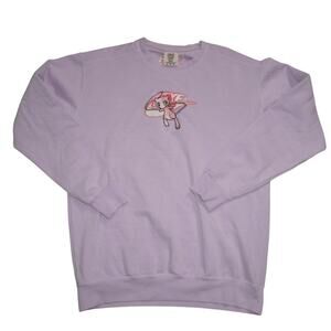 Comfort Colors x Threadz by Lee Pokémon Mew Lavender Crewneck Sweatshirt Size M